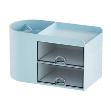 Organizador de mesa ACDANC, organizadores e acessórios de mesa simples e de grande capacidade, organizador de mesa original, azul