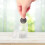 Plastic Coin Storage Tubes Clear 2 Pieces 5