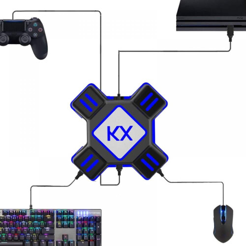 Adattatore convertitore per tastiera e mouse KX per N-Switch/Xbox One/PS4/PS3