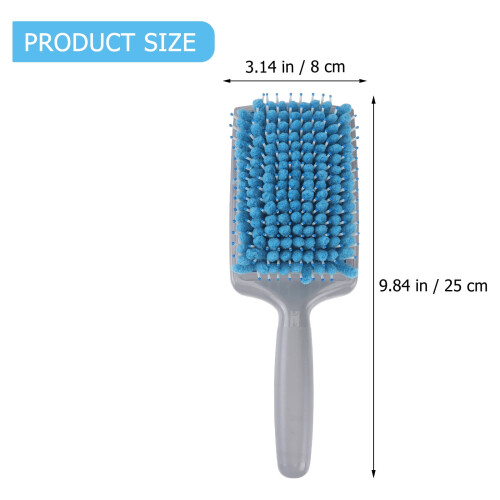 Quick Drying Hair Brush Paddle Brush for Smooth Styling with Plastic Ergonomic Handle 1Pcs 2
