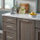 Cabinet Handles Gold 8-inch Hole Center 2-Pack 7
