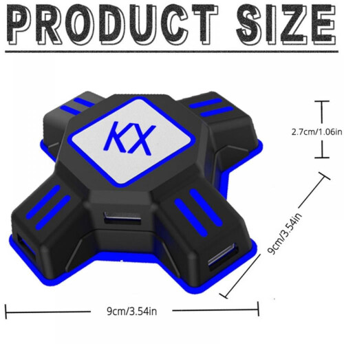 Adattatore convertitore per tastiera e mouse KX per N-Switch/Xbox One/PS4/PS3 2