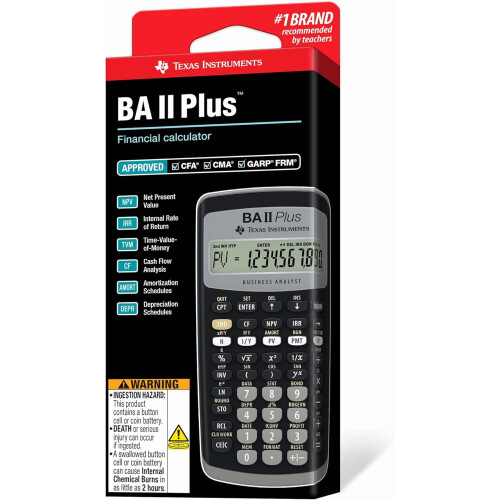 BA II Plus Οικονομική Αριθμομηχανή, Medium 2