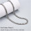 Κολιέ με κουβανέζικη αλυσίδα 6 χιλιοστών για άνδρες – Δώρα για Εκείνον, Φίλο, 4