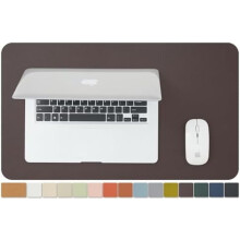 Kork-Schreibtischunterlage – beidseitig verwendbar, 60 x 35 cm, ideal als großes Mauspad und kleine Schreibtischunterlage – Kaffeebraun