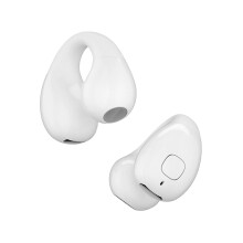 Cluasáin Bluetooth Clip-on Neamh-In-Ear le Saol Ceallraí 48H, Feistiú Eirgeanamaíochta agus Cáilíocht Glaonna Glan, Cluasáin Gan Sreang le