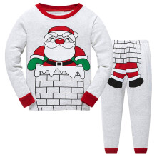 Pyjamassæt til drenge og piger, småbørn, baby, jul, julemanden, nattøj, bukser, outfits, sæt