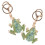 Chaveiro de sapo com strass verde (2 peças) 5