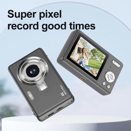 Φορητή ψηφιακή κάμερα 1080P με EIS, ζουμ 4X, αισθητήρα CCD – Ελαφριά και ιδανική για 2