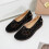 Γυναικεία Hollow Comfort Slip-on Δερμάτινα Μπαλαρίνες Flats Παπούτσια με Κούφιο Τακούνι 2