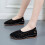 Γυναικεία Hollow Comfort Slip-on Δερμάτινα Μπαλαρίνες Flats Παπούτσια με Κούφιο Τακούνι 4