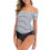 Μαγιό Tankini για γυναίκες, μεγάλα μεγέθη, μαγιό Takini με ψηλή μέση και βολάν, γυναικείο 3