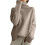Weihnachtspullover für Damen, Herbstpullover, eleganter, langärmeliger, einfarbiger, warmer Pullover für Herbst und Winter, Basisschichtpullover, 1