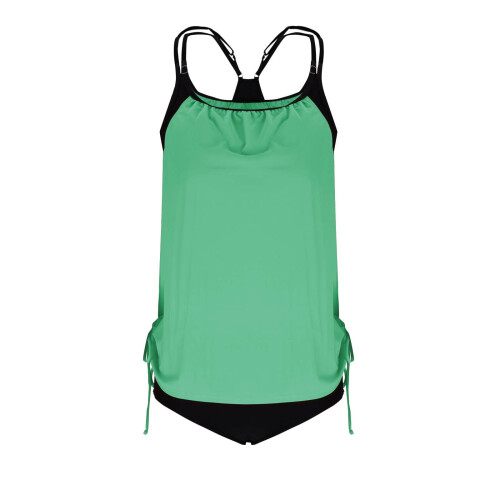 Σετ Tankini Kukoosong για γυναίκες, μεγάλα μεγέθη, ψηλόμεσο κάτω μέρος, αφαιρούμενη 2