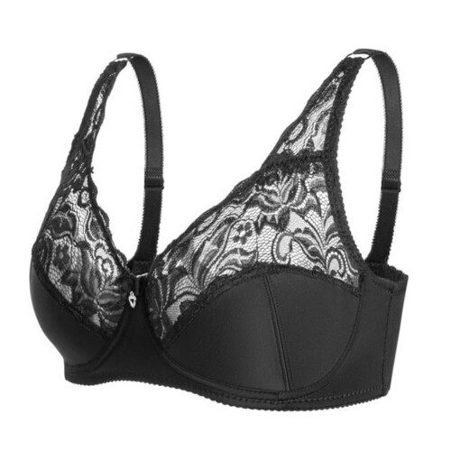 Γυναικείο σουτιέν bralette με δαντέλα και κέντημα λουλουδιών, χωρίς φόδρα 3/4cup, χωρίς 1