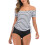 Γυναικείο μαγιό Tankini Plus Size με έξω τους ώμους και έλεγχο της κοιλιάς, δύο τεμαχίων, 7