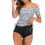 Μαγιό Tankini για γυναίκες, μεγάλα μεγέθη, μαγιό Takini με ψηλή μέση και βολάν, γυναικείο 4