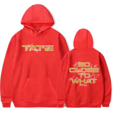 Geansaí Tate McRae Stars Merch Hoodie le Pócaí agus Sreangán Tarraingthe, Geansaí le Cochall Unisex, Éadaí Faisin