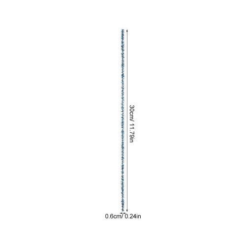 Blue chenille stems with iron wire 100 pcs 1