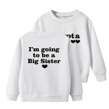 Girls Hoodies & Sweatshirts Kids Winter Long Sleeve Tops Letter Printed Sweatshirt for Children