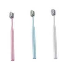 Soft Bristle Toothbrush 3 Pack for Adults with Extra Soft Bristles Small Head and Ergonomic Handle