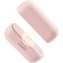 Wiederaufladbare Handwärmer (2er-Pack), tragbarer Taschenwärmer, geeignet für Outdoor-Aktivitäten wie Jagen, Golf und Camping (Pink)