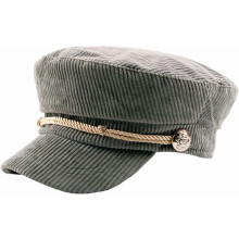 Corduroy pet voor dames - Zachte vintage herfst/winter pet in krantenjongens-, taxichauffeurs- of Gatsby-stijl, schilderspet