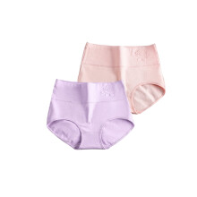 Culottes gainantes taille haute pour femme, sous-vĂŞtements en coton, effet ventre plat, lot de 2.