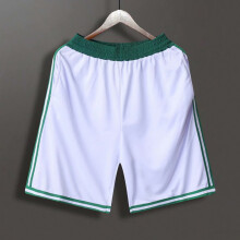 Plus size sommer træningsshorts til mænd, herre atletisk basketball mesh hurtigttørrende træningstøj med lommer shorts hvid