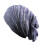 Πλεκτό καπέλο Beanie για άνδρες και γυναίκες, oversized slouchy ζεστό χειμωνιάτικο καπέλο με 2