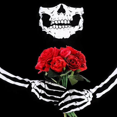 ΣΕΤ ΜΑΣΚΑ ΠΡΟΣΩΠΟΥ SKULL ΓΑΝΤΙΑ ΠΟΔΗΛΑΤΗΣ ΨΑΡΕΜΑ ΠΟΔΗΛΑΣΙΑ X3C3S39C ΣΚΙ ΣΚΕΛΕΤΟΣ 2