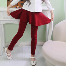 Leggings infantis Gyratedream com saia, quentinhas, estilo tutu, sem pé, elásticas, para meninas de 3 a 11 anos.