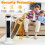 Θερμαντήρας πύργου 1500W, τηλεχειριστήριο Wi-Fi 24 ιντσών 4