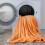 Σεντόνια Flannel Twin Size Burnt Orange - Σετ σεντονιών από εξαιρετικά μαλακό φλις φθινοπωρινό 3