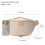 Τσάντες Crossbody για γυναίκες, Τσάντα Sling για γυναίκες Μικρή τσάντα μέσης με ζώνη και 4