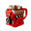 Κόκκινη κούπα καφέ από ανοξείδωτο ατσάλι V8Engine, διπλού τοιχώματος μονωμένη κούπα 1