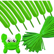 Ballons en latex noir de 66 cm (260 pouces) de long, paquet de 100