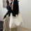 Τσάντες Slouchy Suede για γυναίκες, τσάντα ώμου, τσάντα εργασίας, τσάντες Satchel με λαβή 4