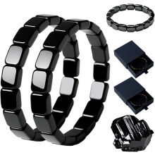 Nuovo bracciale Hemios in ematite per uomo, 2025 – Stile minimalista, favorisce naturalmente i livelli di testosterone, la fiducia in sé stessi,