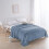 Flannel fløjlstæppe 100x150 cm polyester ensfarvet tæppe 4