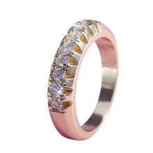 Moissanite-kihlasormus naisille, pinottava vaaleanpunainen ikuisuussormus, vihkilupaussormus, vuosipäiväsormus, korulahjoja hänelle