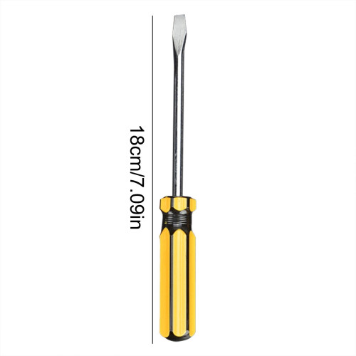 1PC Phillips/Flat Screwdriver with Non-Slip Soft Grip Handle, Compatible with Everyday Use (7.08 in) 1