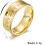 8 mm herre rustfrit stål alfabet tal spinner ring dekoder design sølv, sort, guld 3