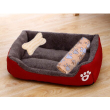 Pet Large Dog Bed Warm House Candy-colored Square Nest Pet Kennel For Small Medium Large Dogs Cat Puppy Plus Size Dog Baskets