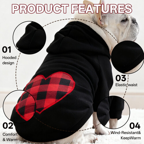 Sweat à capuche pour chien de grande taille (XXXXL) 2