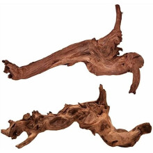 Naturligt stort drivtømmer til akvariedekoration, krybdyrdekoration, færre grene 30-45 cm 2 stk.