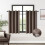 Cortinas opacas marrons, 100% blackout, 52x54 polegadas (132x137 cm), 2 painéis, ilhós na parte superior, isolamento térmico e acústico, 1