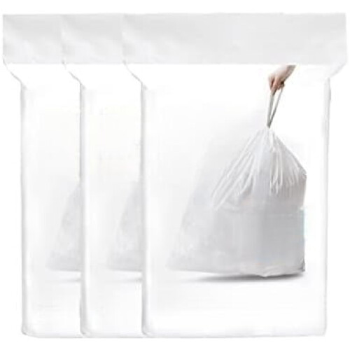 Sacs poubelle à cordon Code H, taille 30-35 L, paquet de 60 1