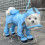 Conjunto impermeável para cães com sapatos – Capa de chuva e botinhas refletoras com cobertura total, capuz e mochila, compatível com cães de 4