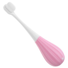 Kids Toothbrush with Soft Bristles and Ergonomic Grip Pink for Girls